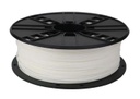 3D FILAMENT GEMBIRD PLA White, 1.75 mm, 1 kg | 3DP-PLA1.75-01-W