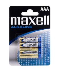 [A04447] BATERI ALKALINE MAXELL LR03 4PK BLISTER
