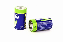 [A04807] GEMBIRD Alkaline D-cell battery, 2-pack | EG-BA-LR20-01