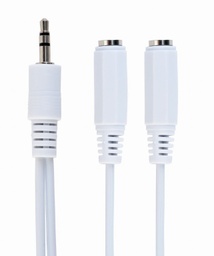 [A04920] GEMBIRD 3.5 mm audio splitter cable, 10 cm | CCA-415W