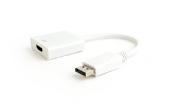 [A05076] GEMBIRD DisplayPort v.1.2 to HDMI adapter cable, white | A-DPM-HDMIF-03-W