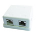 [A05189] GEMBIRD Two jack surface mount box with 2 CAT5e half-shielded keystone jacks | NCAC-HS-SMB2