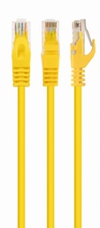 [A05259] GEMBIRD CAT5e UTP Patch cord, yellow, 1 m | PP12-1M/Y