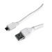 [A05526] GEMBIRD Micro-USB cable, 1 m, white color | CCP-mUSB2-AMBM-W-1M