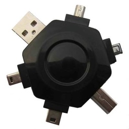 [A05639] GEMBIRD Universal 6-port USB adapter | A-USB5TO1