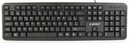 [A05933] GEMBIRD Standard keyboard, USB, BELGIUM layout, black | KB-U-103-BE