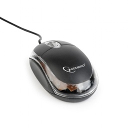 [A05958] GEMBIRD Optical mouse, USB, black/transparent | MUS-U-01-BKT