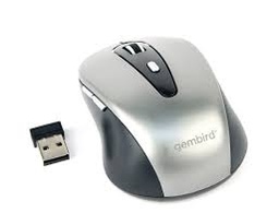 [A07997] MOUSE GEMBIRD 6-button wireless optical mouse, black/spacegrey