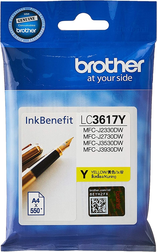 Ctrg. OEM BROTHER LC3617Y 550
