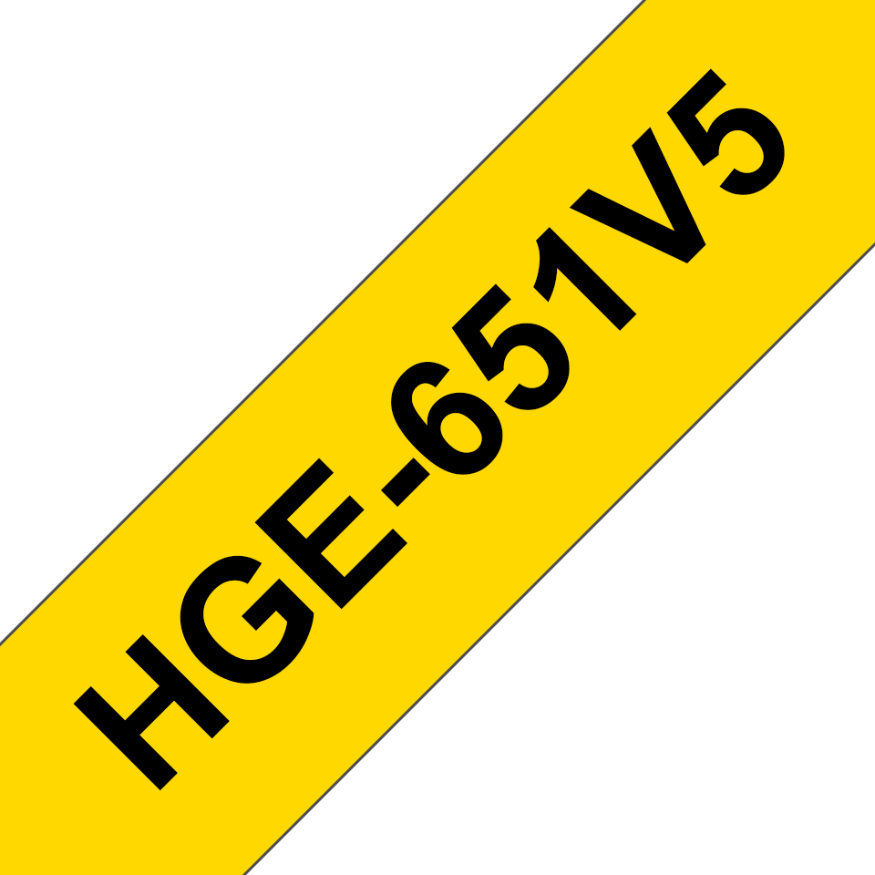 LABEL CONSUMABLES OEM BROTHER HG TAPE HGE651V5