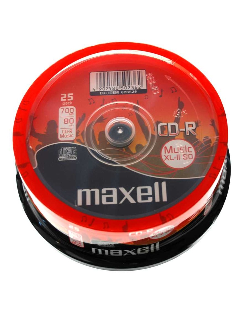 DISC-CD MAXELL CD-R 80 MU XL2 25S