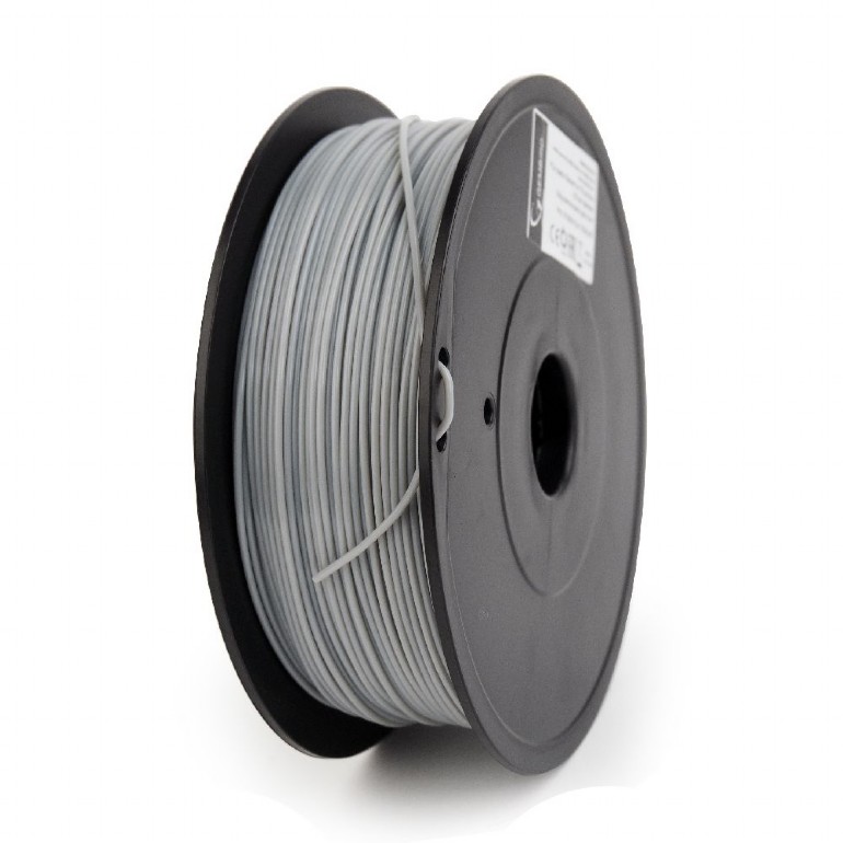 3D FILAMENT GEMBIRD PLA-PLUS filament, grey, 1.75 mm, 1 kg | 3DP-PLA+1.75-02-GR