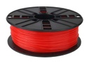 3D FILAMENT GEMBIRD PLA  Fluorescent Red, 1.75 mm, 1 kg | 3DP-PLA1.75-01-FR