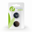 GEMBIRD Button cell CR2032, 2-pack | EG-BA-CR2032-01