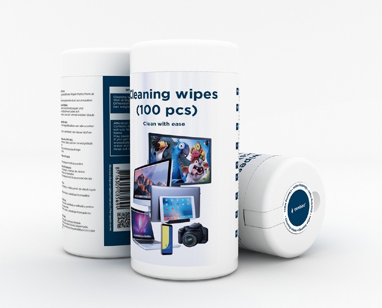 GEMBIRD Cleaning wipes (100 pcs) | CK-WW100-01