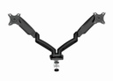 GEMBIRD Adjustable desk 2-display mounting arm (tilting), 13”-27”, up to 7 kg | MA-DA2-01