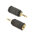 GEMBIRD 3.5 mm female to 2.5 mm male audio adapter | A-3.5F-2.5M