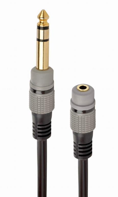 GEMBIRD 6.35 mm to 3.5 mm audio adapter cable, 0.2 m | A-63M35F-0.2M