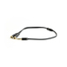 GEMBIRD 3.5 mm audio splitter cable, 10 cm, black, metal connectors | CCA-415M-0.1M