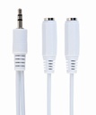 GEMBIRD 3.5 mm audio splitter cable, 10 cm | CCA-415W