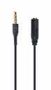 GEMBIRD 3.5 mm 4-pin audio cross-over adapter cable, black | CCA-419