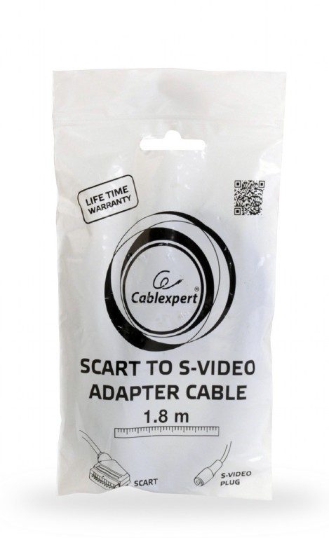 GEMBIRD SCART to S-Video adapter cable, 1.8 m | CCV-520
