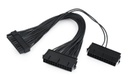 GEMBIRD Dual 24-pin internal PC power extension cable, 0.3 m | CC-PSU24-01