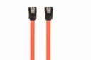 GEMBIRD Serial ATA III 30 cm data cable, metal clips, bulk packing | CC-SATAM-DATA-0.3M