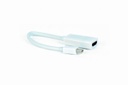 GEMBIRD Mini DisplayPort to HDMI adapter cable, white | A-mDPM-HDMIF-02-W