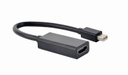 GEMBIRD 4K Mini DisplayPort to HDMI adapter cable, black | A-mDPM-HDMIF4K-01