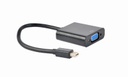 GEMBIRD Mini DisplayPort to VGA adapter cable, black | A-mDPM-VGAF-02
