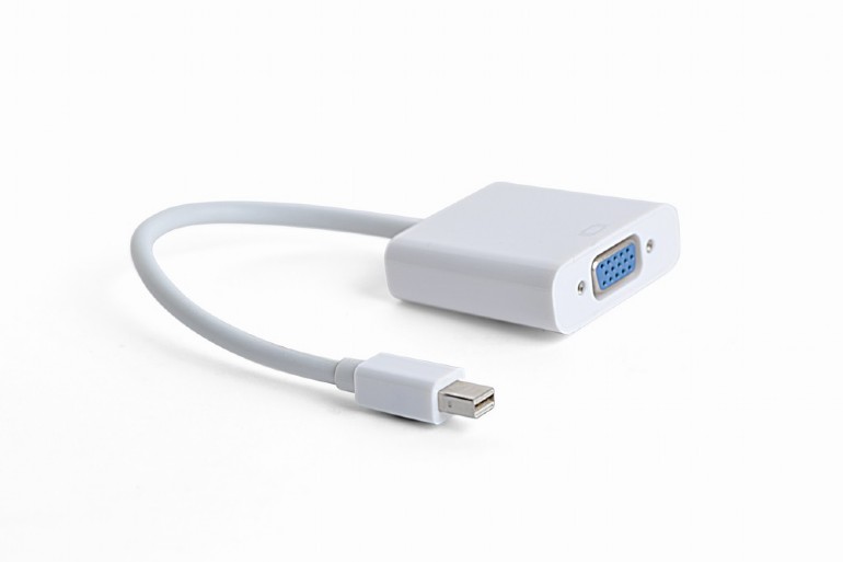 GEMBIRD Mini DisplayPort to VGA adapter cable, white | A-mDPM-VGAF-02-W