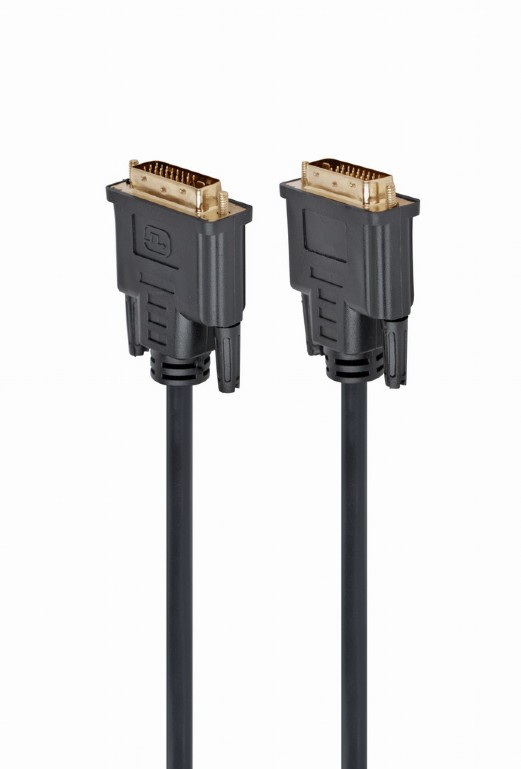 GEMBIRD DVI video cable dual link 10ft cable, black | CC-DVI2-BK-10