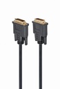 GEMBIRD DVI video cable dual link 15ft cable, black | CC-DVI2-BK-15