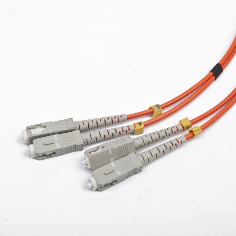 GEMBIRD Duplex multimode fibre optic cable, 5 m, bulk packing | CFO-SCSC-OM2-5M