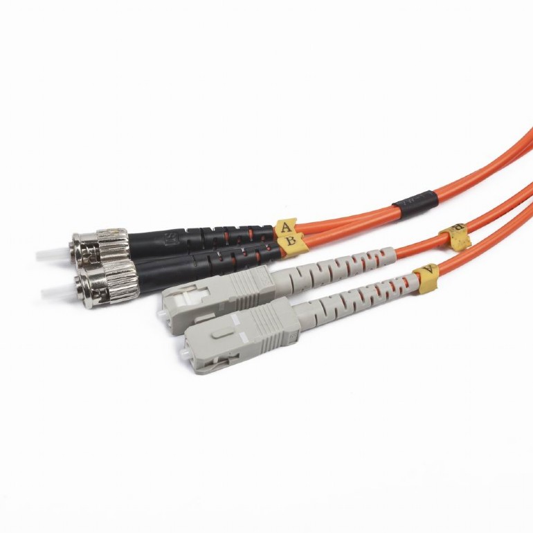 GEMBIRD Duplex multimode fibre optic cable, 2 m, bulk packing | CFO-STSC-OM2-2M