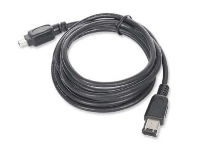 GEMBIRD Firewire IEEE 1394 cable 6P/4P 6ft length | CCB-FWP-46-6