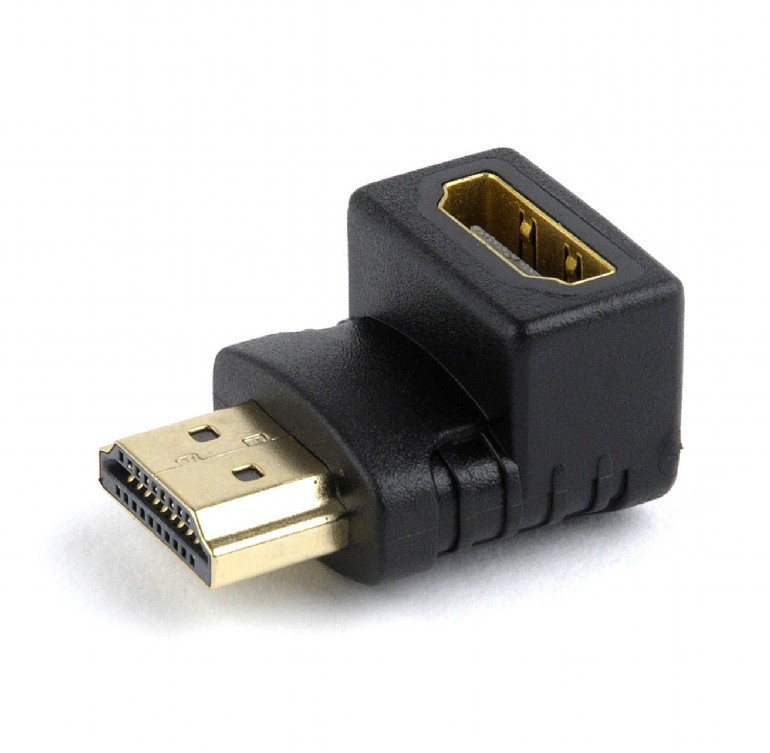 GEMBIRD HDMI right angle adapter, 90° downwards | A-HDMI90-FML