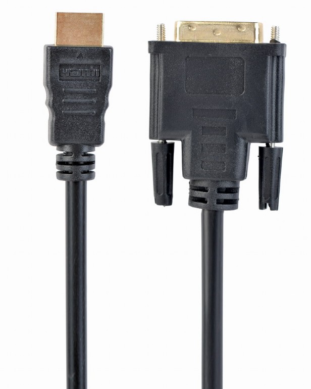 GEMBIRD HDMI to DVI male-male cable with gold-plated connectors, 3m, bulk package | CC-HDMI-DVI-10