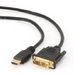 GEMBIRD HDMI to DVI cable with gold-plated connectors, 4.5 m | CC-HDMI-DVI-15