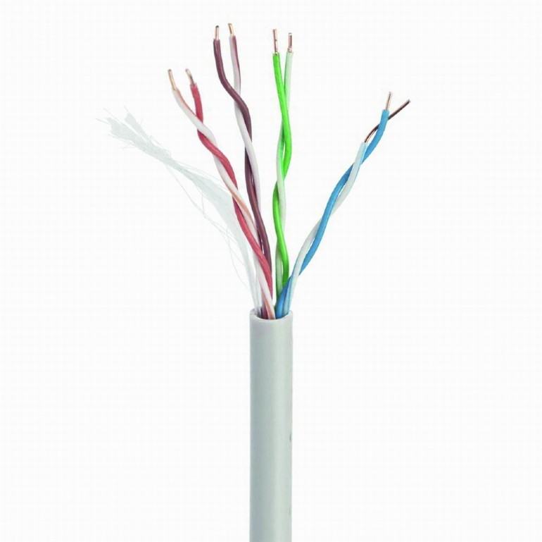 GEMBIRD CAT5e UTP LAN cable, solid, 1000 ft, LSZH jacket | UPC-5004E-SO-LSZH