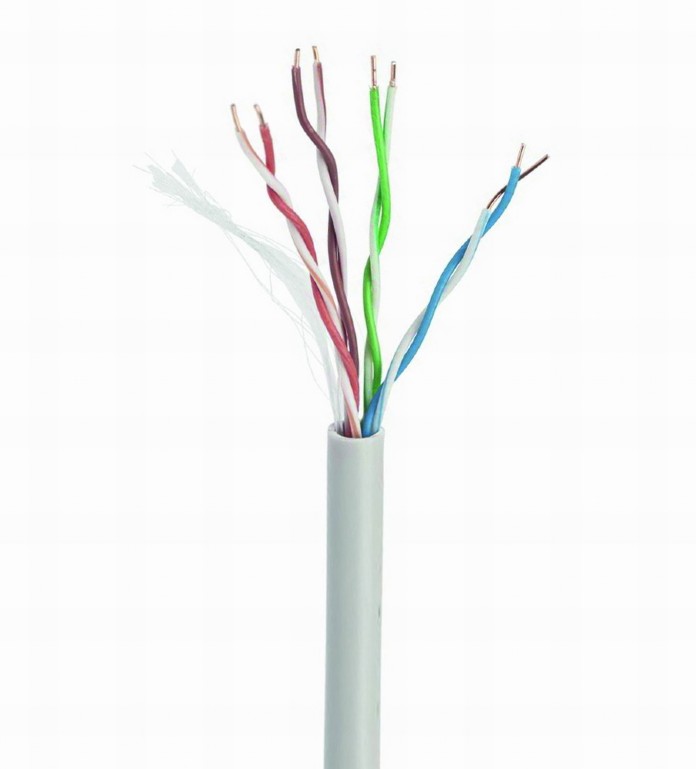 GEMBIRD CAT7 UTP LAN cable, solid, 1000 ft | UPC-7004-SO