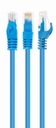 GEMBIRD CAT5e UTP Patch cord, blue, 0.25 m | PP12-0.25M/B