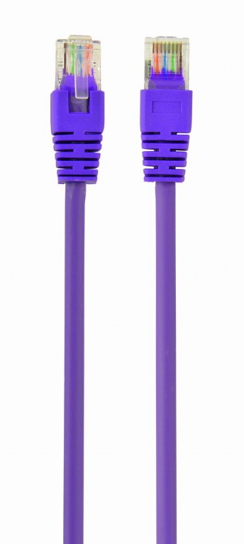 GEMBIRD CAT5e UTP Patch cord, purple, 0.25 m | PP12-0.25M/V