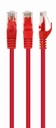 GEMBIRD CAT5e UTP Patch cord, red, 0.5 m | PP12-0.5M/R