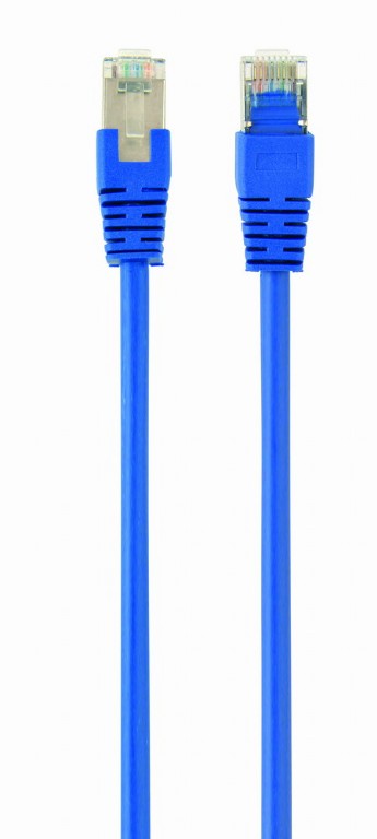 GEMBIRD FTP Cat5e Patch cord, blue, 0.5 m | PP22-0.5M/B