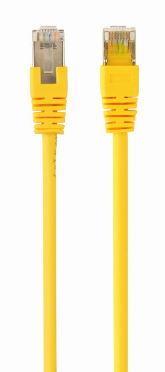 GEMBIRD FTP Cat5e Patch cord, yellow, 0.5 m | PP22-0.5M/Y