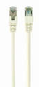 GEMBIRD FTP Cat6 Patch cord, white, 0.5 m | PP6-0.5M/W