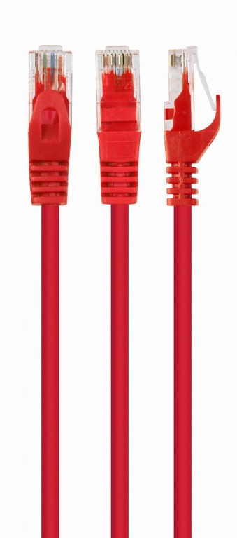 GEMBIRD UTP Cat6 Patch cord, 0.25 m, red | PP6U-0.25M/R