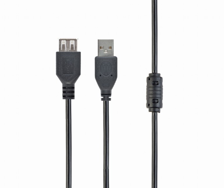 GEMBIRD Premium quality USB 2.0 extension cable, 15 ft | CCF-USB2-AMAF-15
